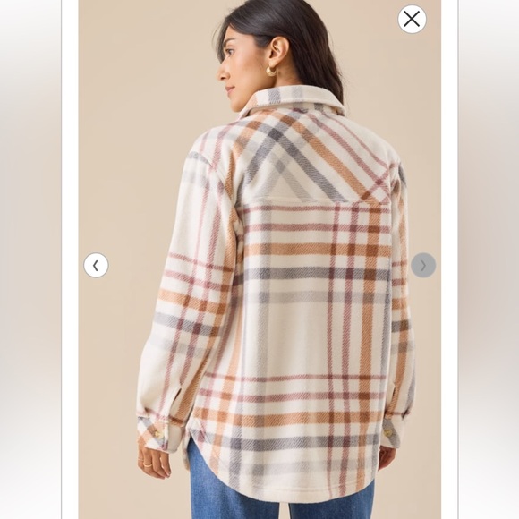 Altar’d State Cole Fleece Shacket Small - Picture 2 of 7